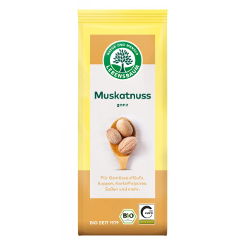 Muskatnuss, ganz