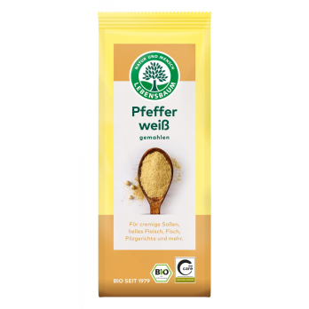 Weißer Pfeffer, gemahlen