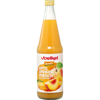 Apfel-Aprikose-Pfirsich - 100% Direktsaft