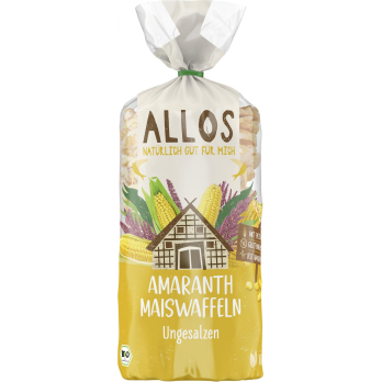 Amaranth Mais-Waffeln ungesalzen