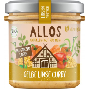Linsen-Aufstrich Gelbe Linse Curry