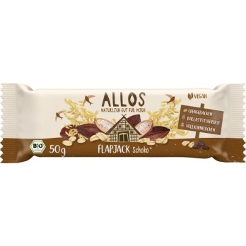 Hafer Flapjack Schokolade