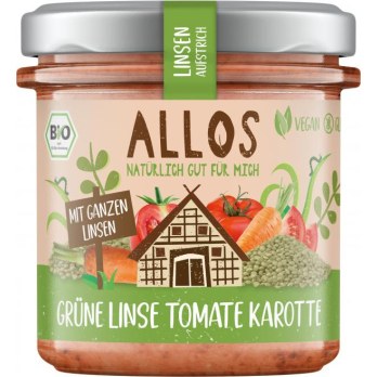 Linsen-Aufstrich Grüne Linse Tomate Karotte