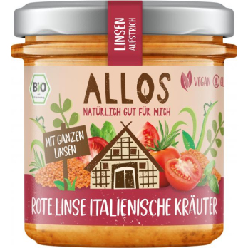 Linsen-Aufstrich Rote Linse Italienische Kräuter