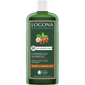 Farbreflex Shampoo Braun-Schwarz Bio-Haselnuss