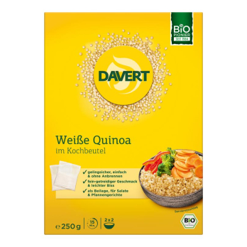 Weißer Quinoa im Kochbeutel