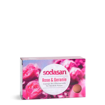 Stückseife Rose & Geranie