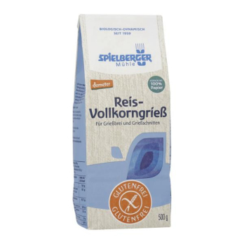 Glutenfreier Reis-Vollkorngrieß