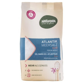 Atlantik Meersalz, grob für die Mühle