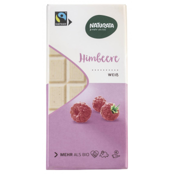 Himbeere, weiße Schokolade