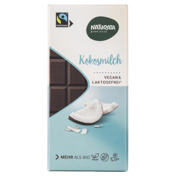 Kokosmilch Schokoladenkuvertüre, vegan
