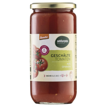 Geschälte Tomaten in Tomatensaft