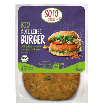 Burger Gemüse "rote Linse"