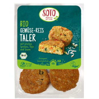 Gemüse-Reis-Taler