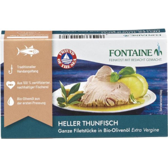 Heller Thunfisch in Bio-Olivenöl