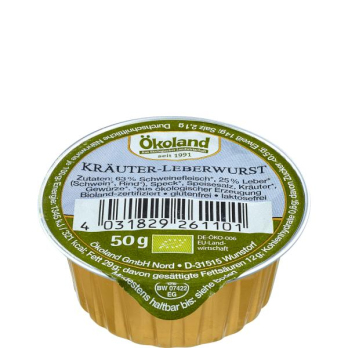 Kräuterleberwurst fein