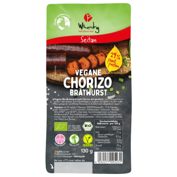 Vegane Chorizo-Bratwurst