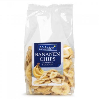 Bananenchips geröstet & gesüßt
