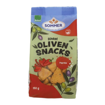 Oliven-Snacks Dinkel Paprika