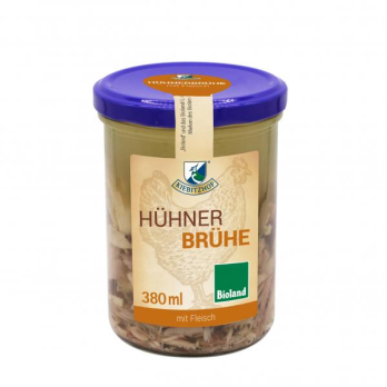 Hühnerbrühe mit Fleischeinlage