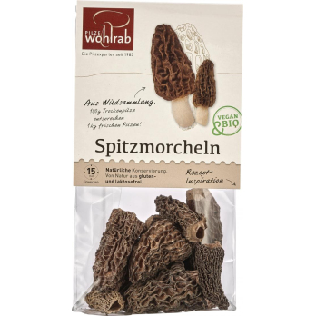 Spitzmorchel getrocknet