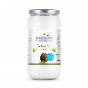 Kokosfett mild gedämpft