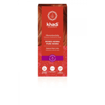 khadi Pflanzenhaarfarbe Reines Henna