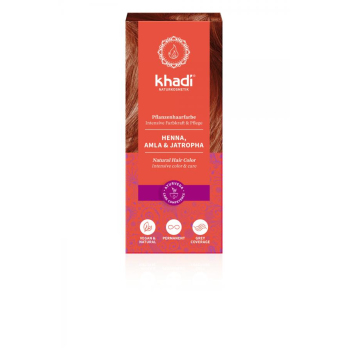 khadi Pflanzenhaarfarbe Henna, Amla & Jatropha