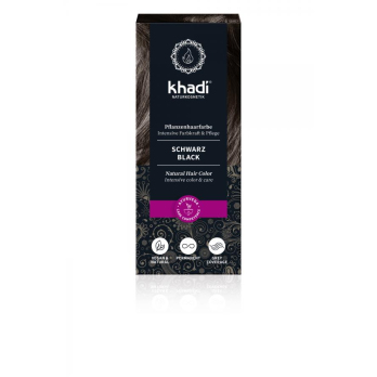 khadi Pflanzenhaarfarbe Schwarz