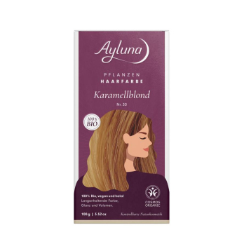 Pflanzenhaarfarbe Karamellblond