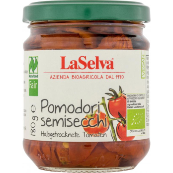 Halbgetrocknete Tomaten in Olivenöl