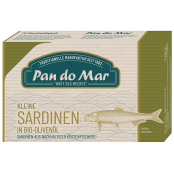 Kleine Sardinen in Bio-Olivenöl