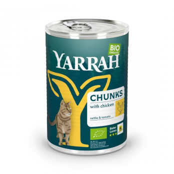 Katzen Bröckchen Huhn mit Brennnessel&Tomate