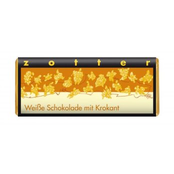 Weiße Schokolade mit Krokant